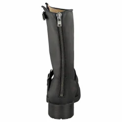 Mid Zip Back Black/Silver