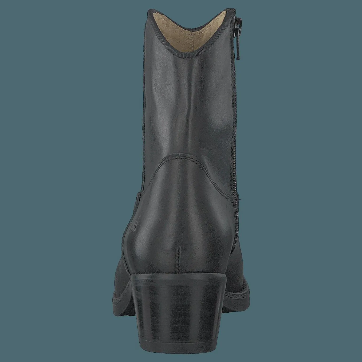 Mid Zip Boot Black