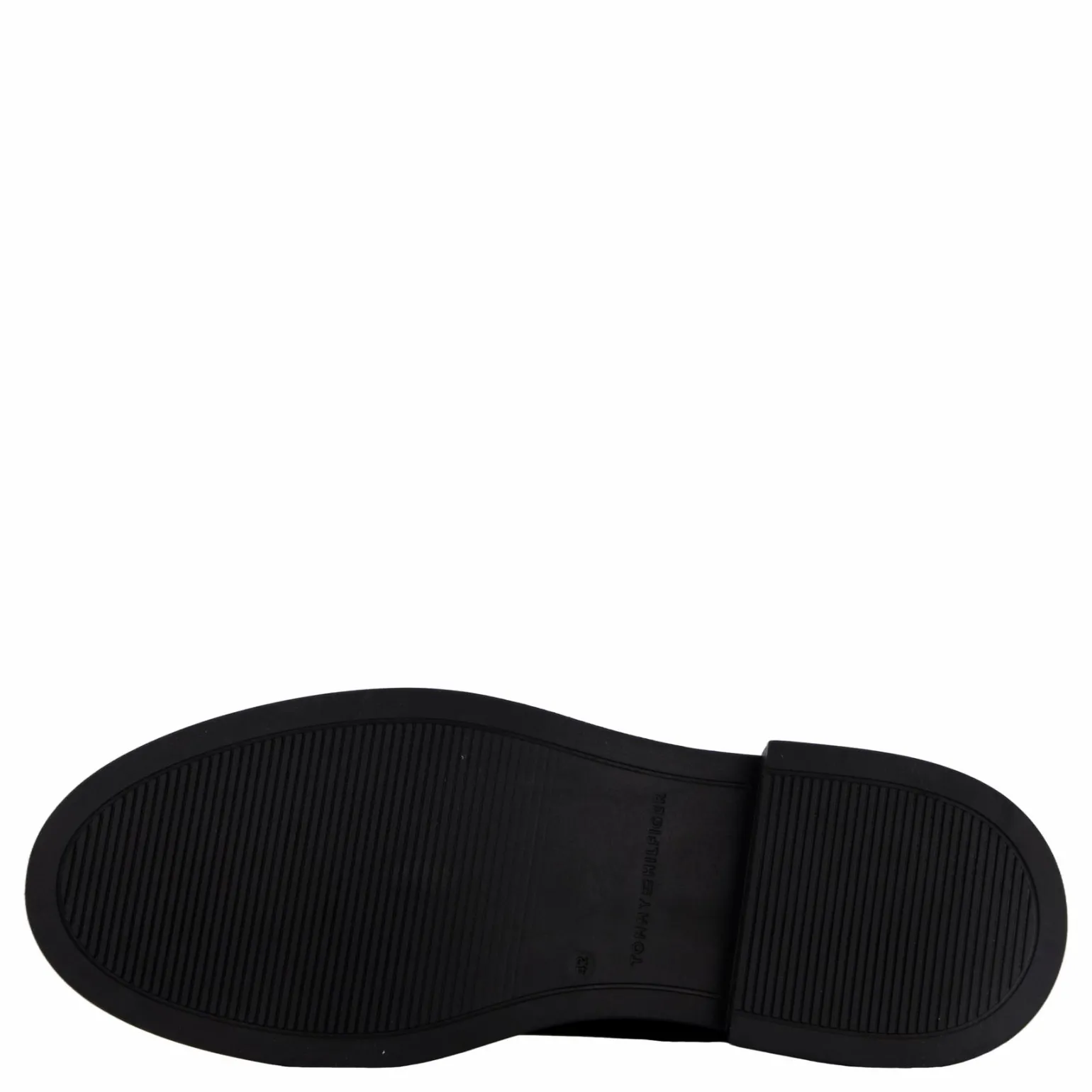 Minimal Leather Chelsea Logota Black