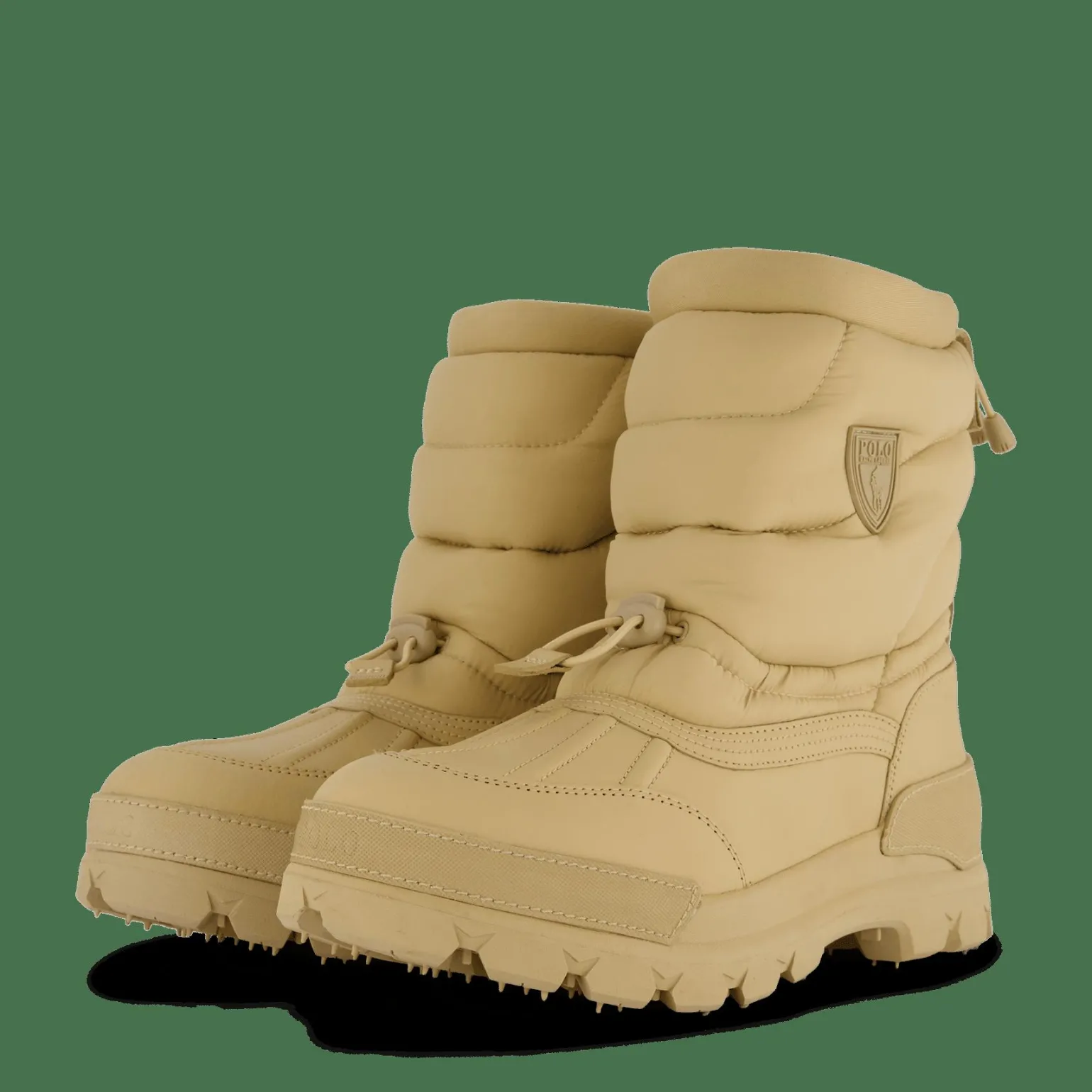 Oslo Quilted Ripstop & Leather Boot Sand Dune