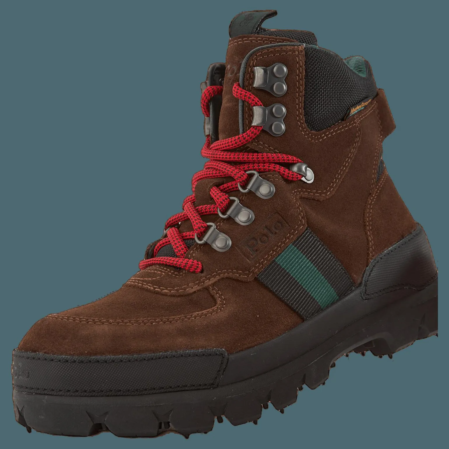 Oslo Waterproof Suede & Oxford Boot Chocolate Brown/Rl2000 Red