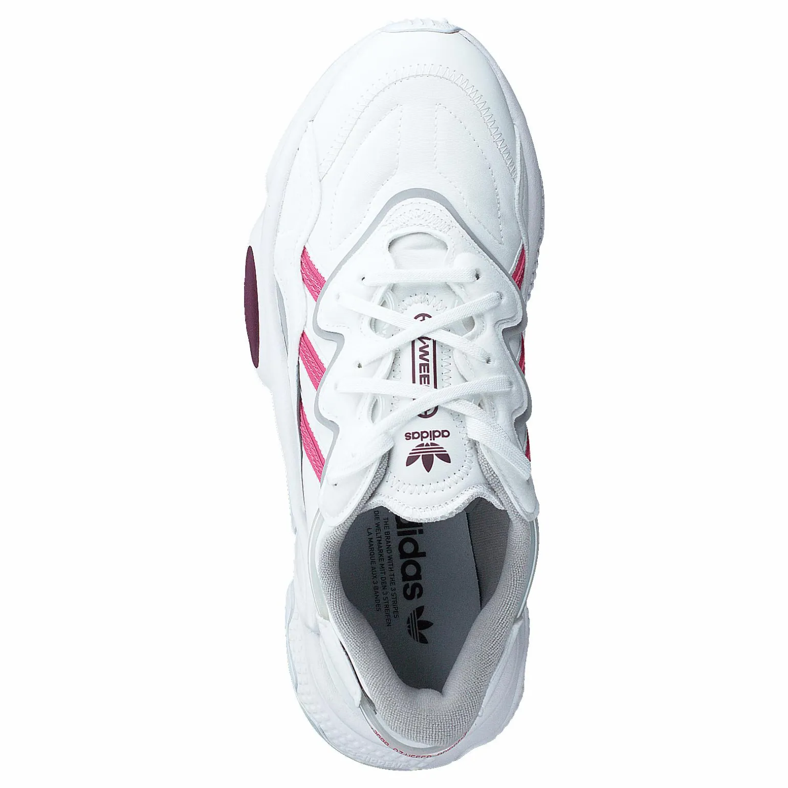 Ozweego W Cloud White / Rose Tone / Victory Crimson