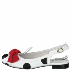 Penny White/black Dots