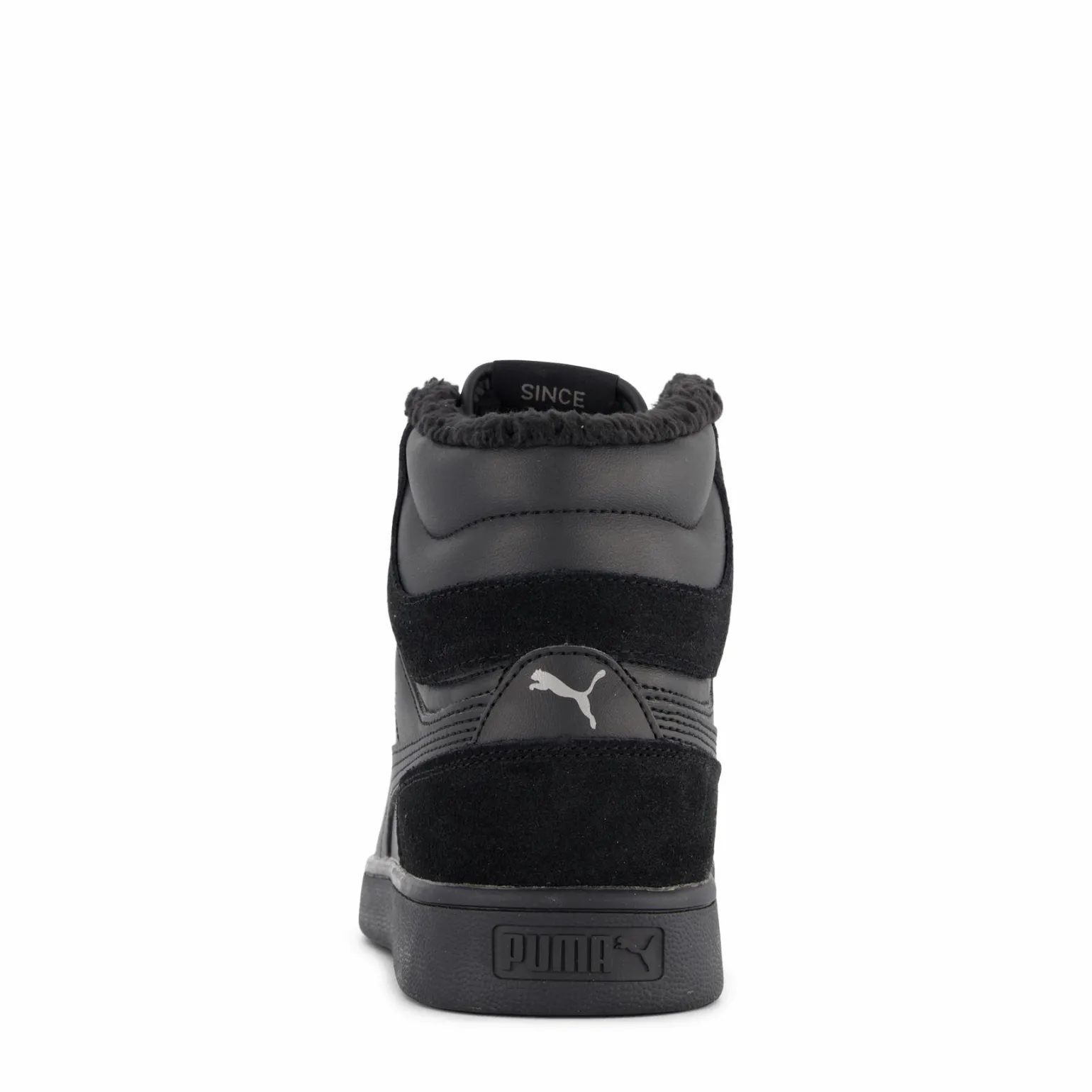 Puma Shuffle Mid Fur Puma Black-puma Black-steel Gr