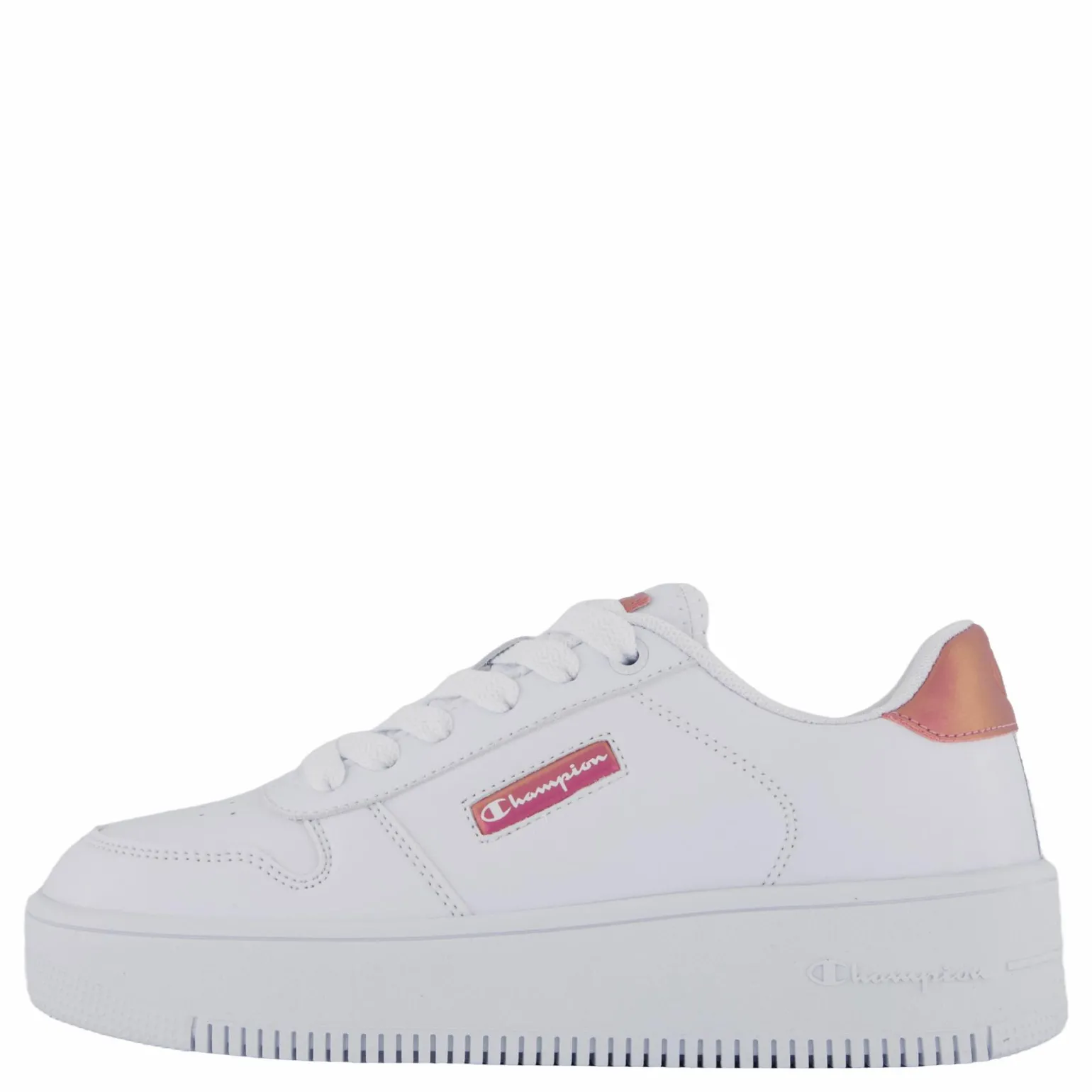 Rebound Platform Glitz Low Cut Bright White