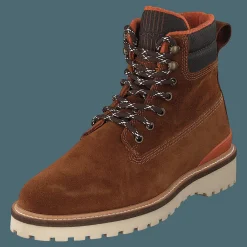 Roden  Mid Lace Boot Cognac