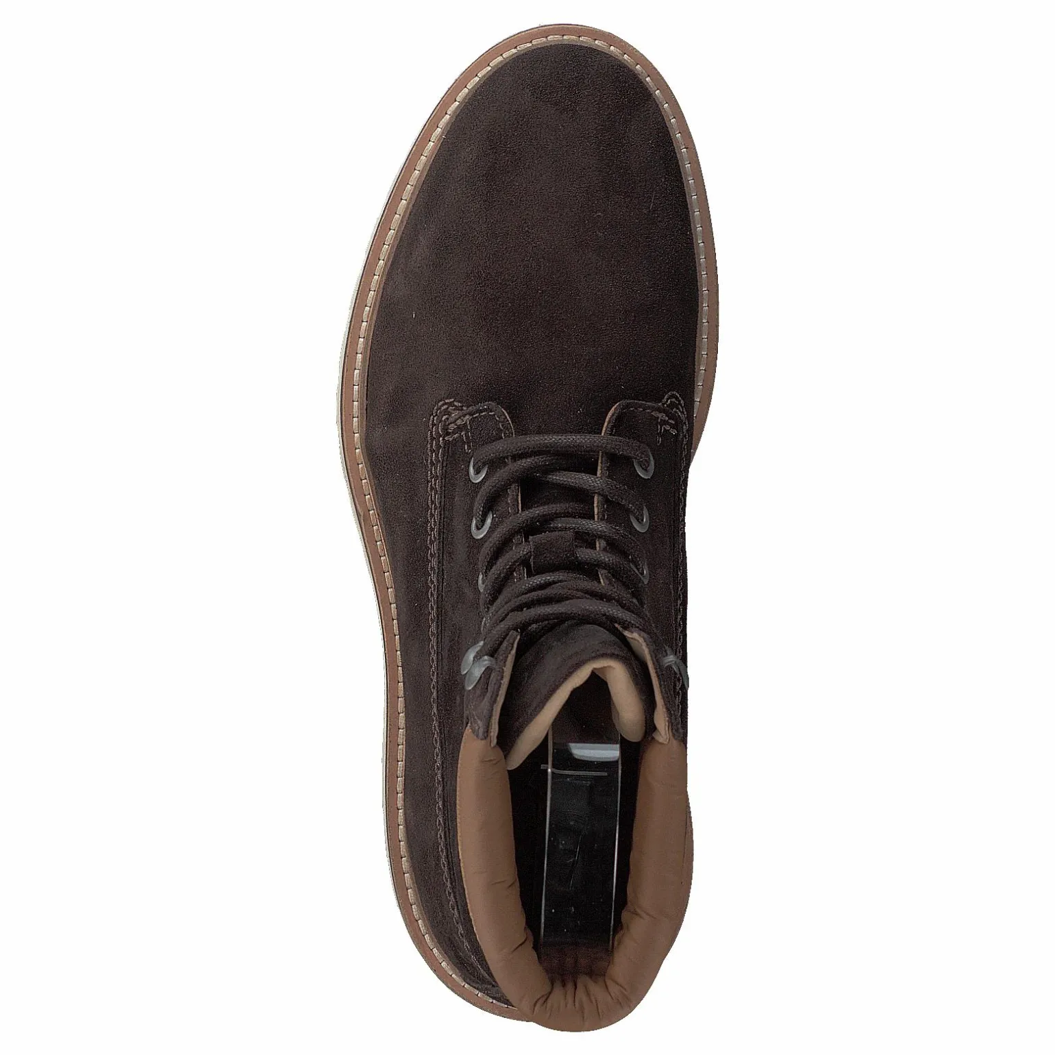 Roden Mid Lace Boot Dk Brown+toffee