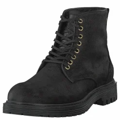 Sharp Black Suede
