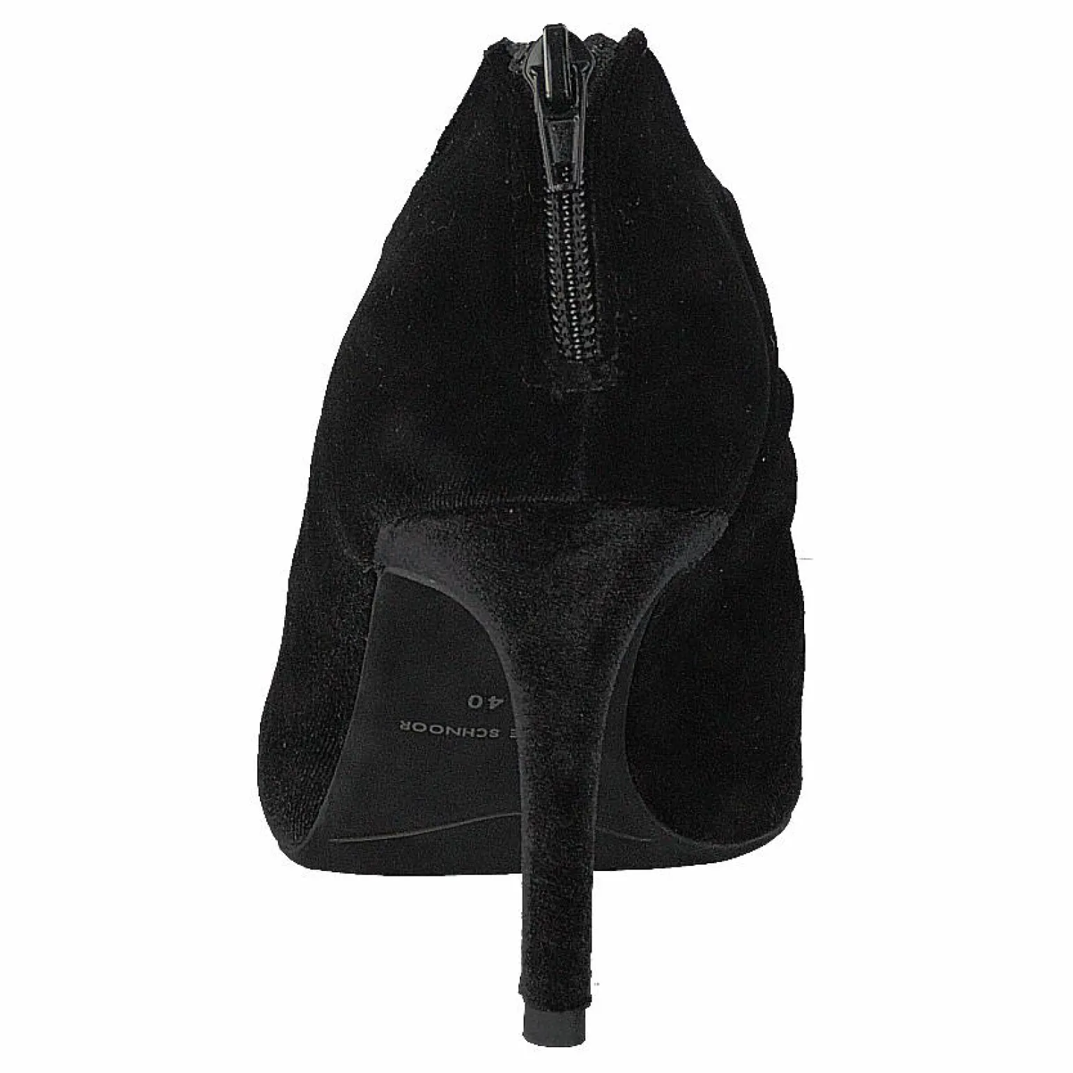 Shoe Stiletto Velvet Black