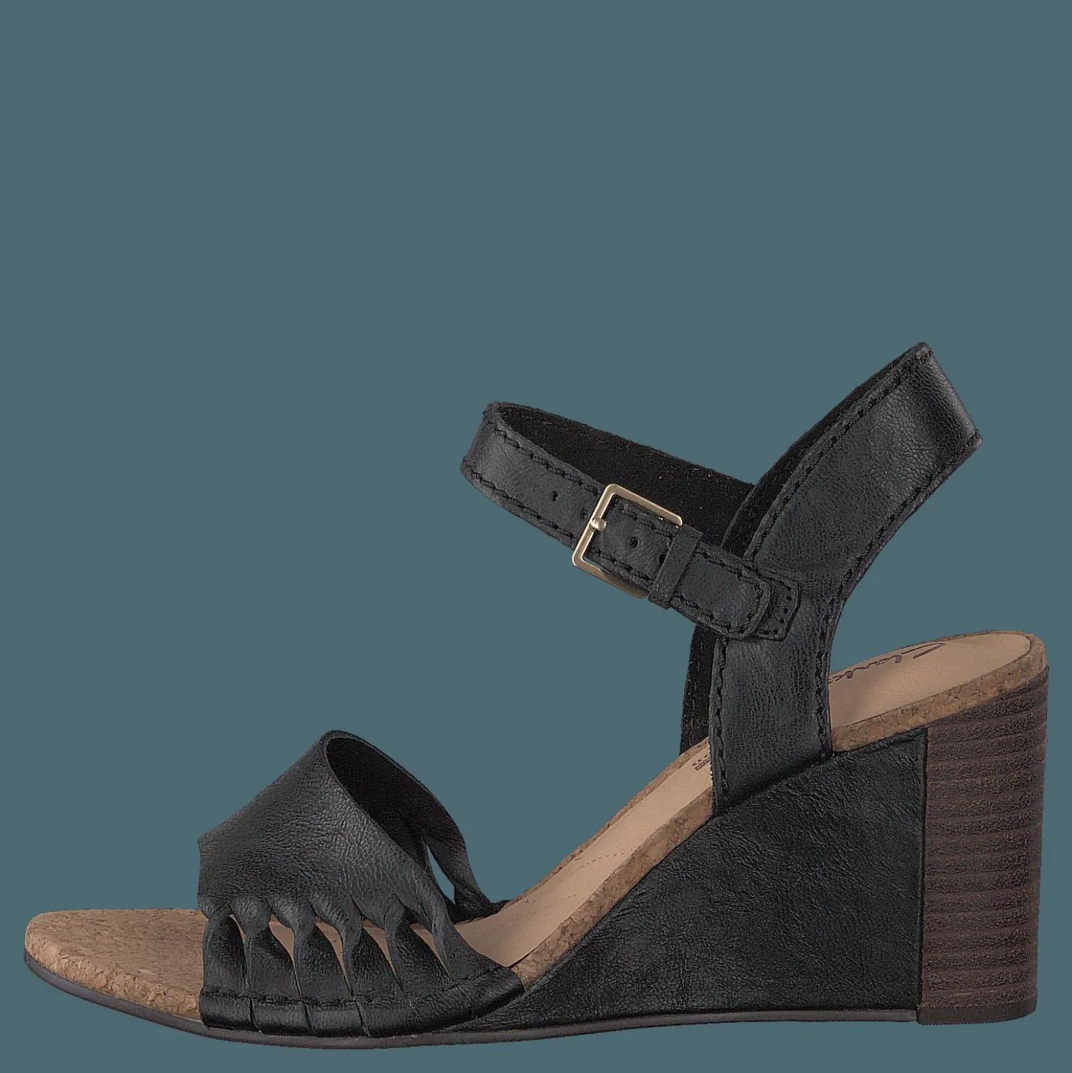 Spiced Poppy Black Leather