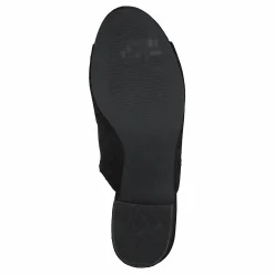 Suede Mule Sandal Jfm17 110 - Black 10