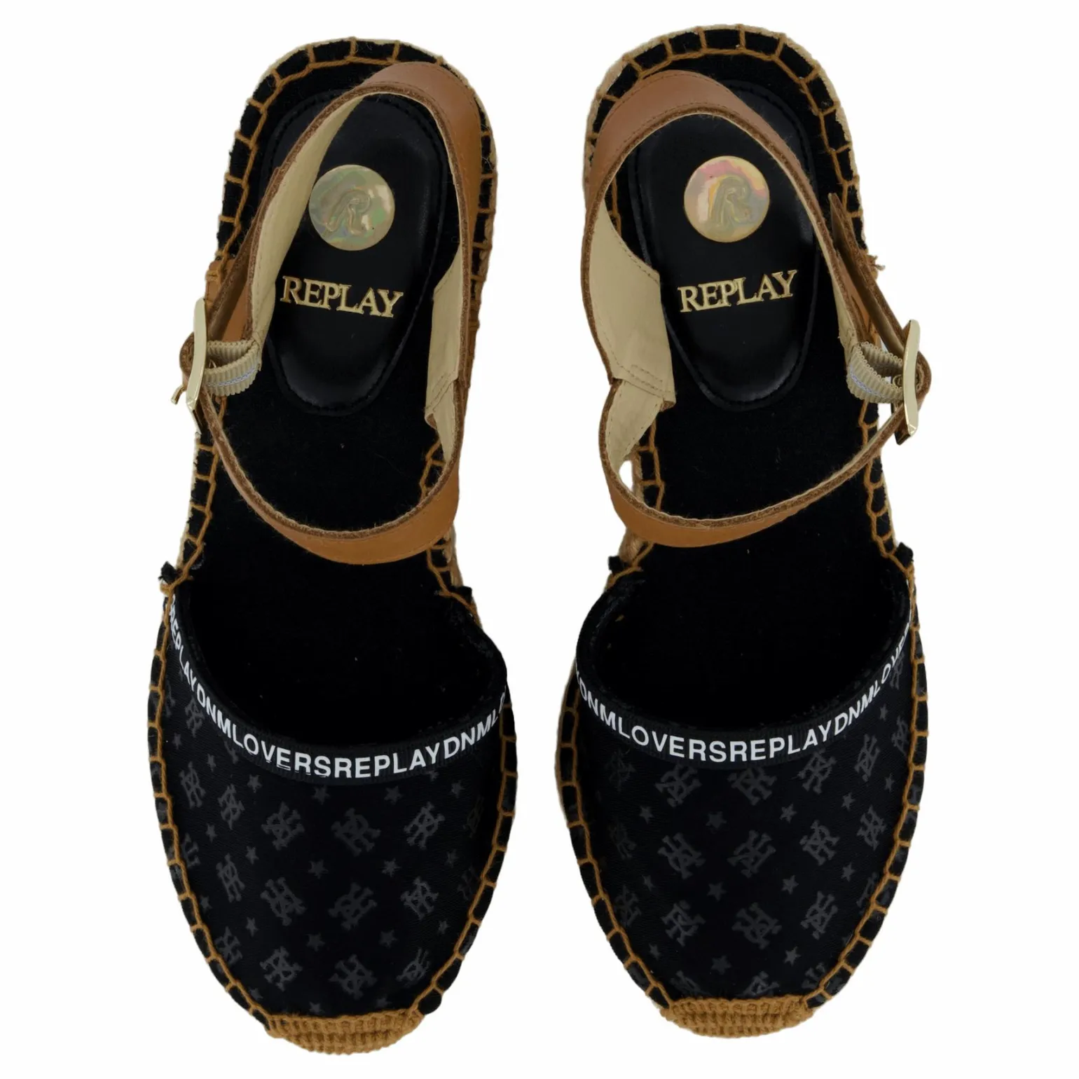 Susan Lycra Print Black