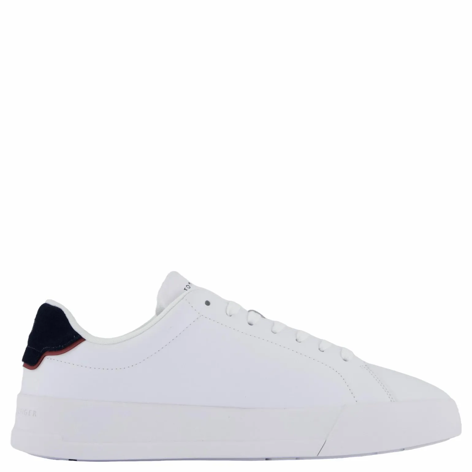 Th Court Lth Detail Ess White