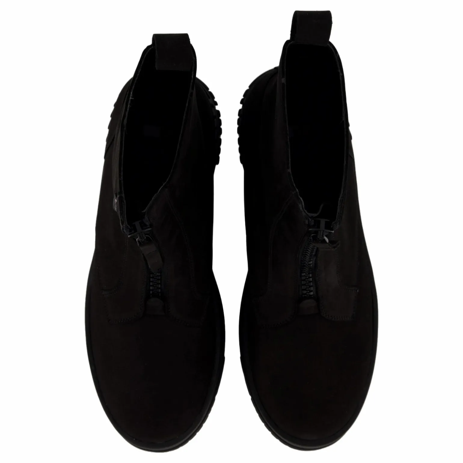 Tjw Zip Up Flatform Nubuck Bo Black