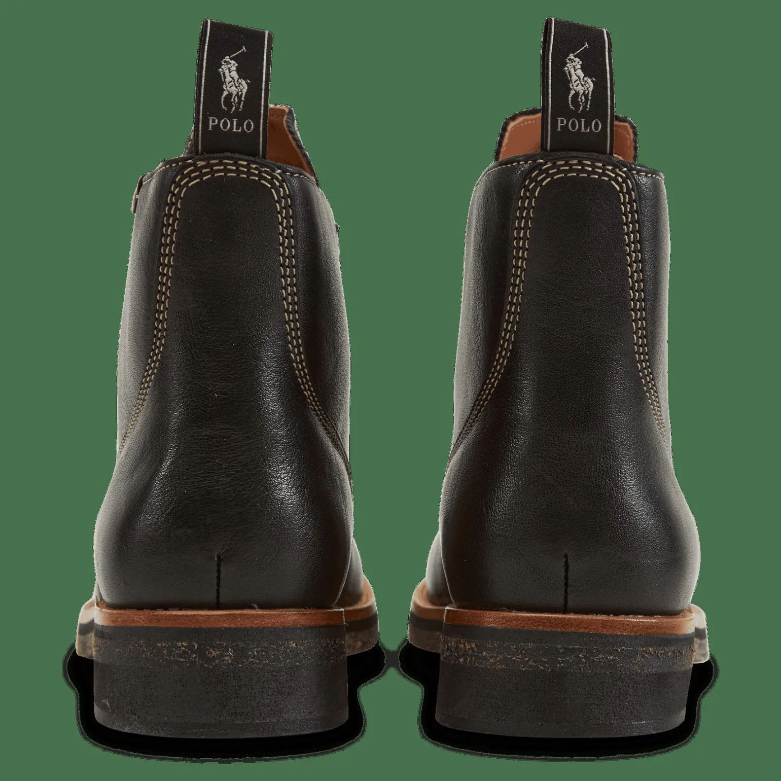Tumbled Leather Boot Black