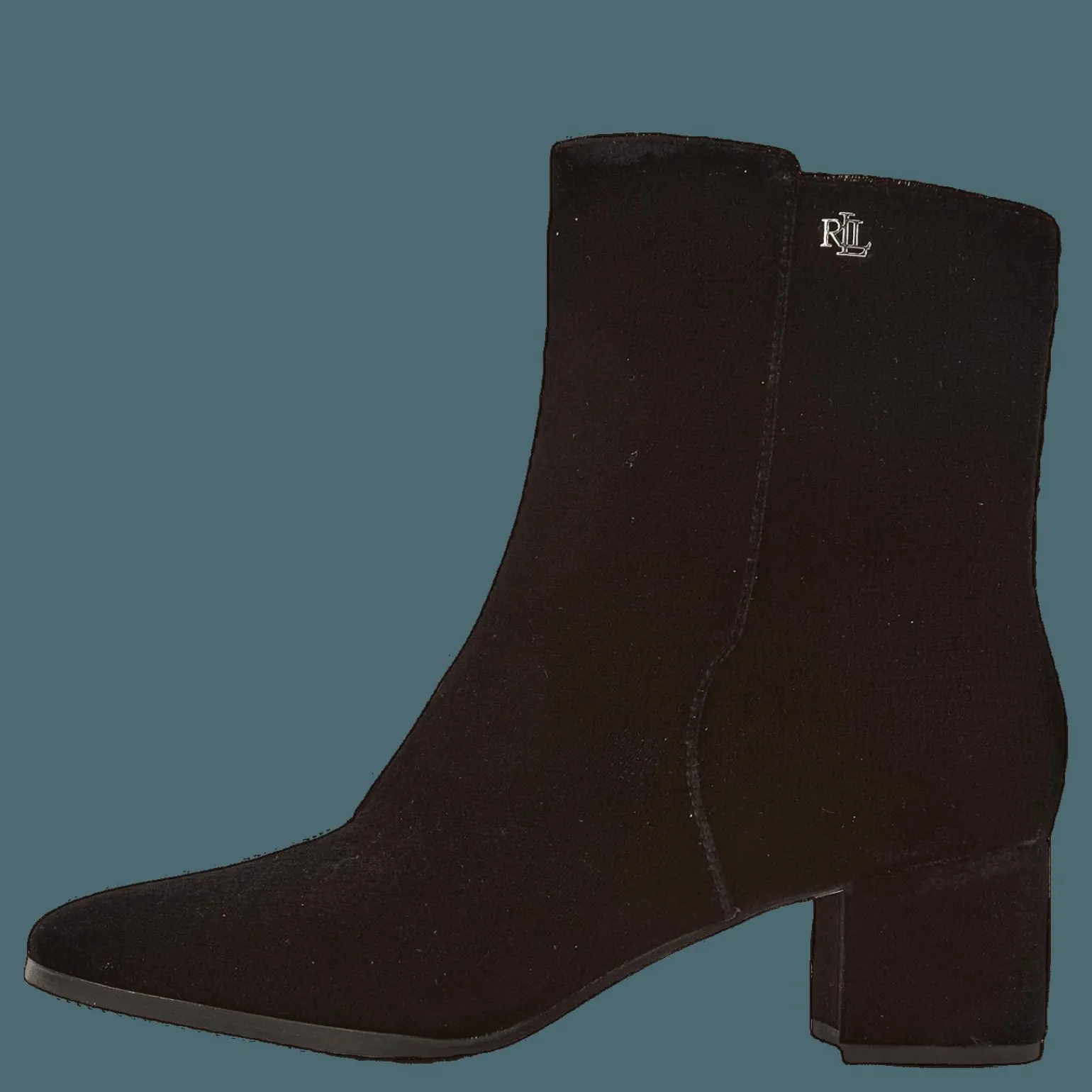 Wendey II Velvet Bootie Black