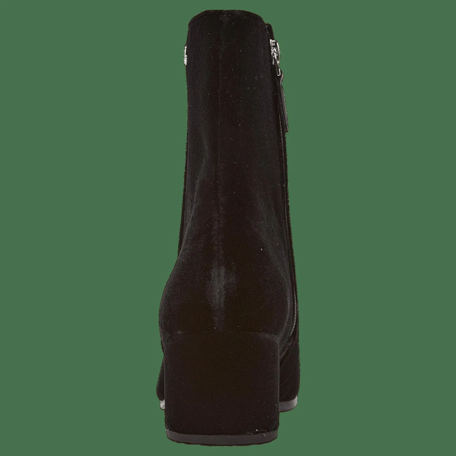 Wendey II Velvet Bootie Black